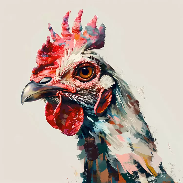 colorful watercolor portraiture expression vintage style
