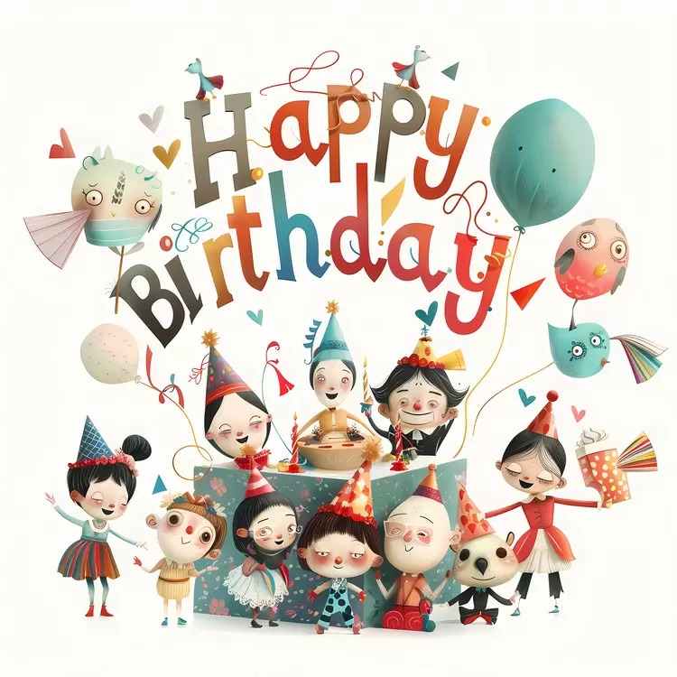 Artistic illustration Whimsical illustration Playful illustration Cartoon illustration Cute characters
