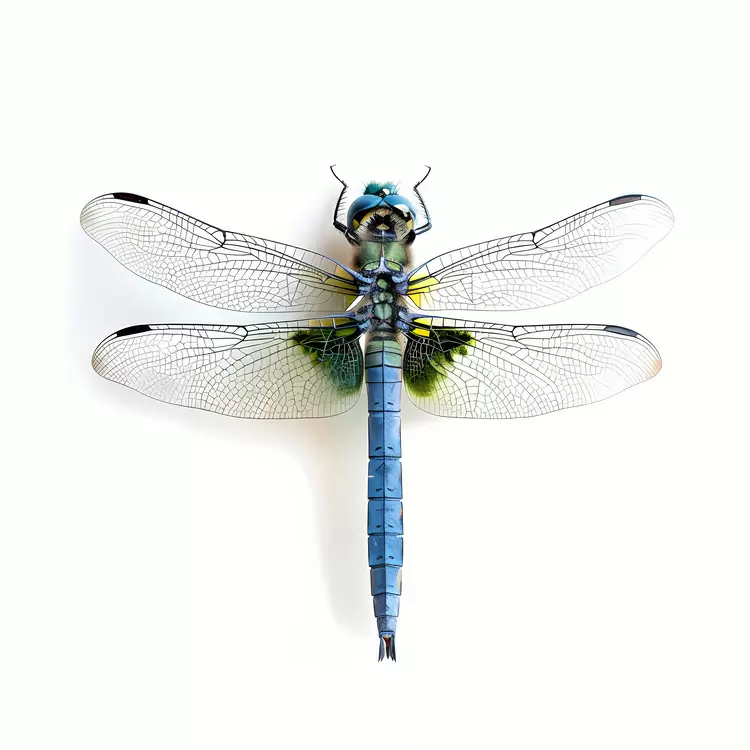 eyes Dragonfly blue body