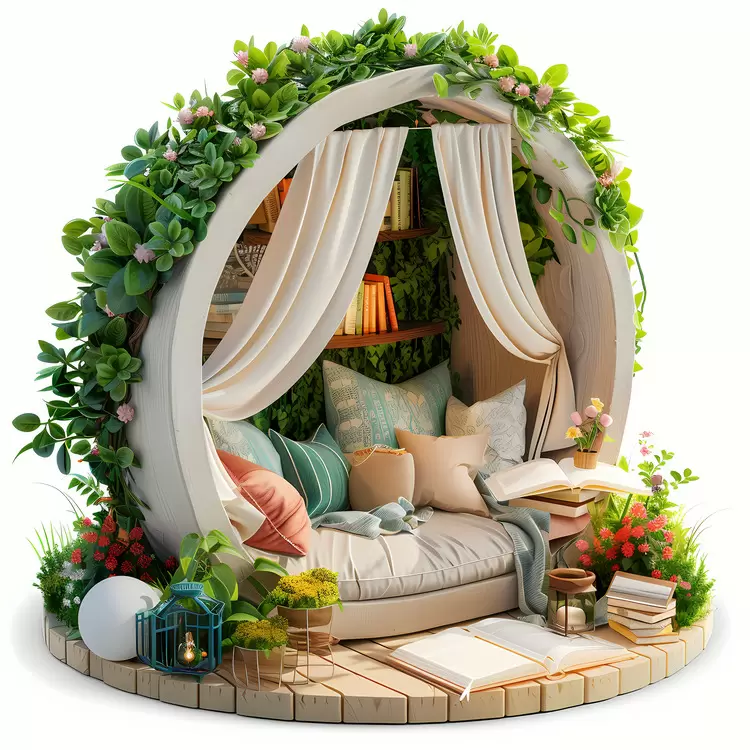 Nature Plant life Outdoor living Garden book nook