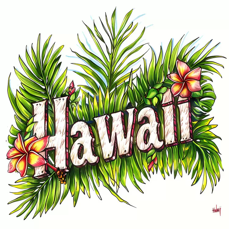 Hawaii paradise tikis tropical beaches
