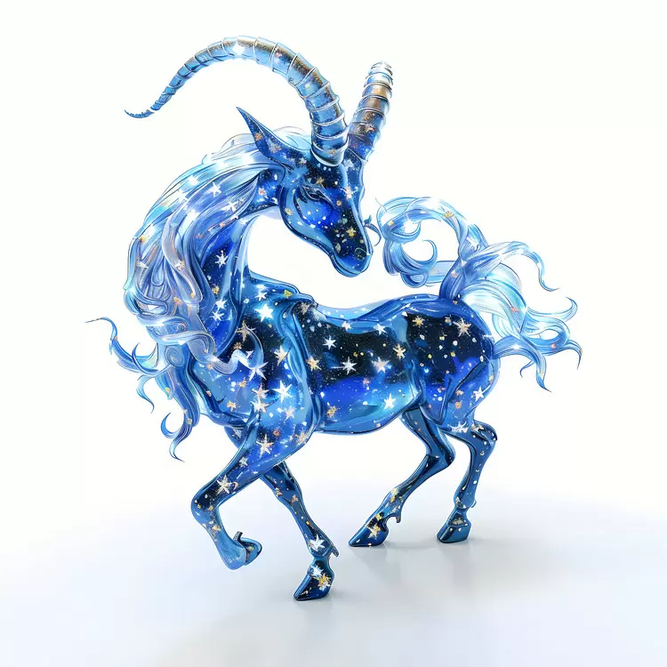 zodiac colorful magical Capricornus artistic