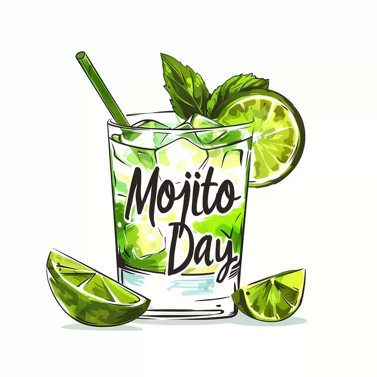 sip mint drink alcoholic Mojito Day