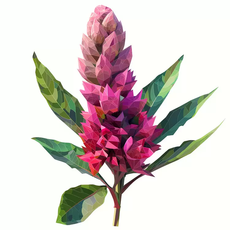 Stem Petals Green Pure flower