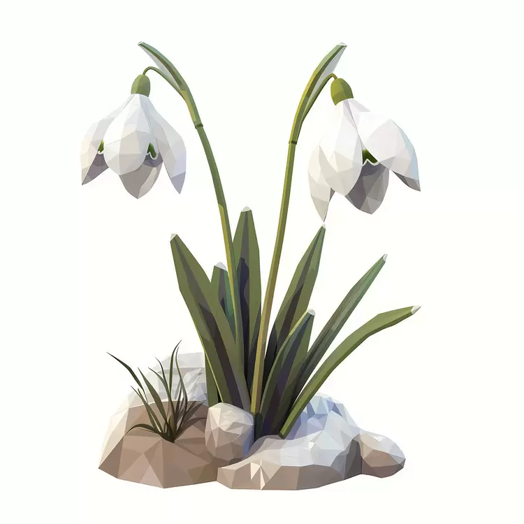 Spring Vector High Resolution Flower 3D