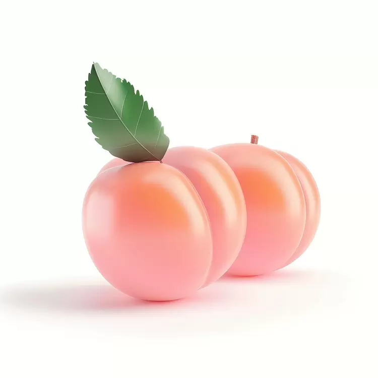 Refreshing Organic Peach Sweet Juicy