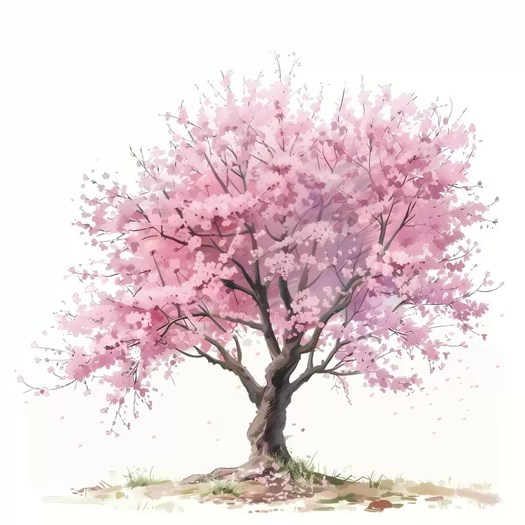 Full Branches Nature's Gift Cherry Blossom Tree Pink Flowers Luscious Colors