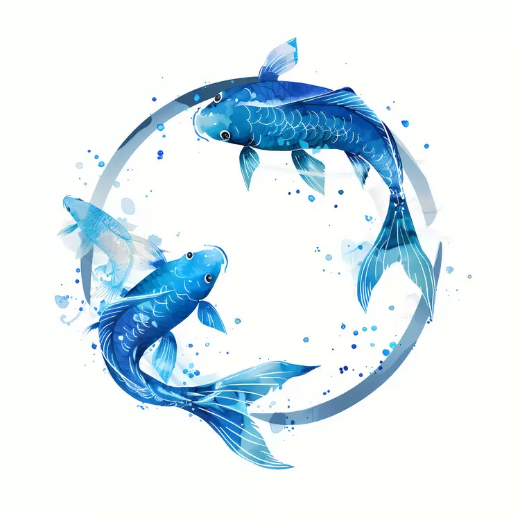 ripple fish splashing fish swimming fish fluid fish Pisces