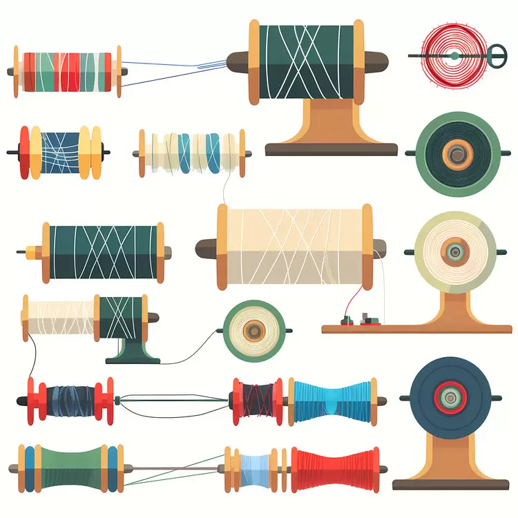 Yarn Fabric Weaving Spindle string reels