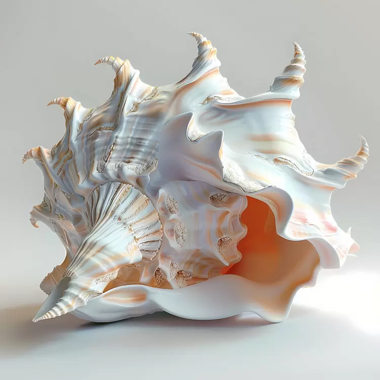 shape object texture art and design conch shell