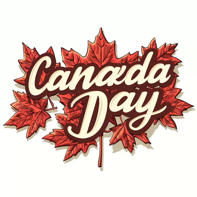 Canadian national symbol Canadian day Autumn leaves Red maple leaves Canadian heritage
