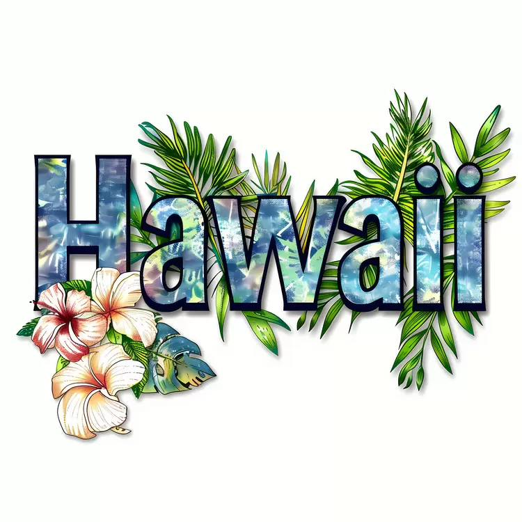 tropical island foliage Hawaii nature