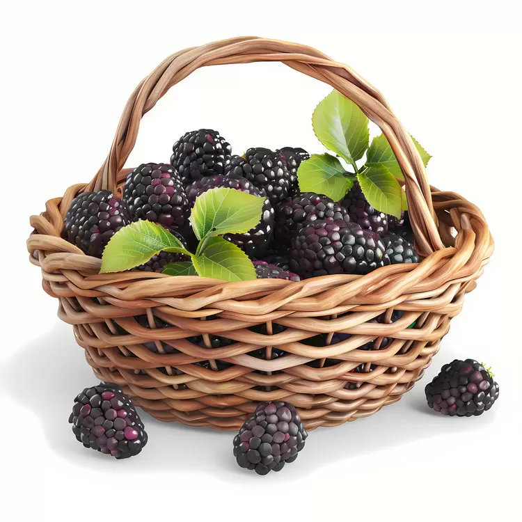 Basket Natural Wicker Healthy Fresh