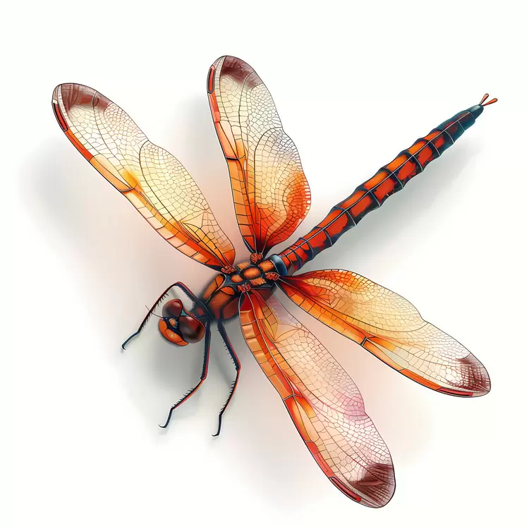 Dragonfly Glossy Ornamental Delicate Miniature