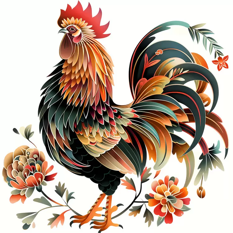 bird of the gallinaceous family feathered bird rooster hen pecking order