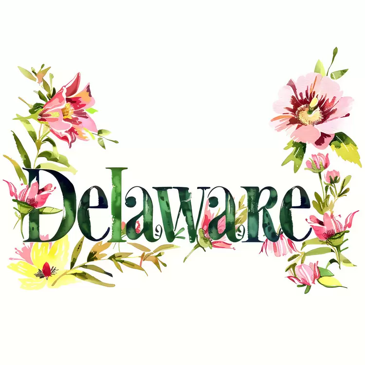 vibrant elegant feminine floral Delaware