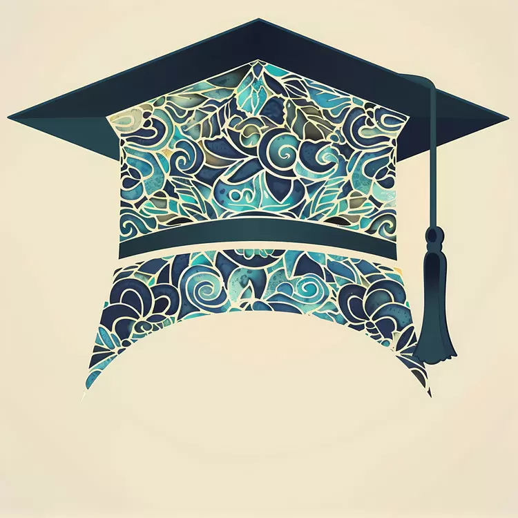 Hats Vector art Formal wear Flower patterns Graduation cap