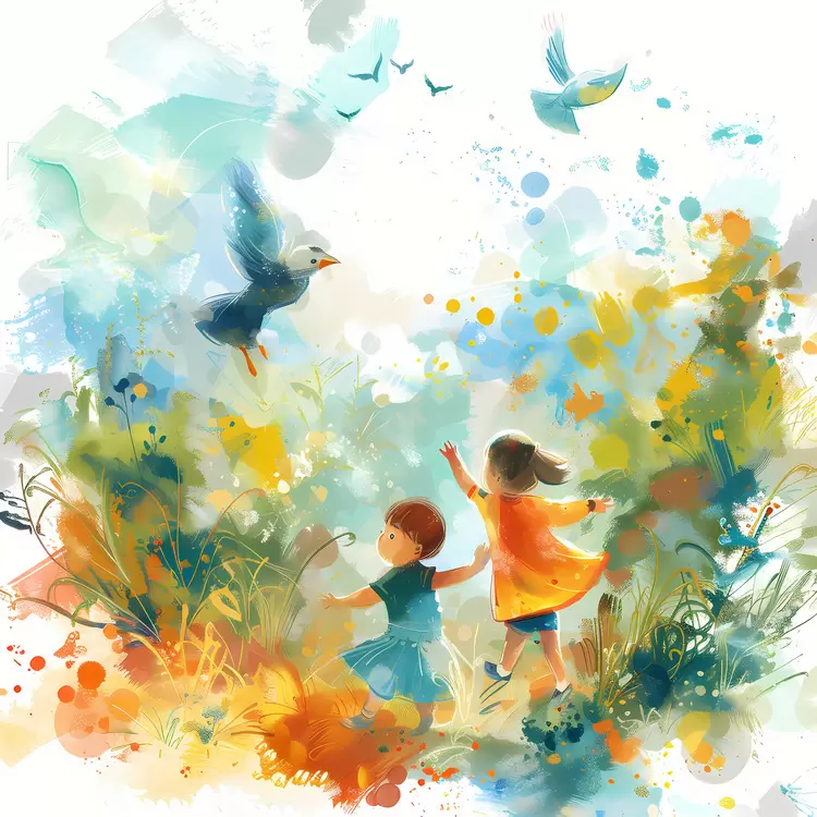 nature in a child's eyes playful world childish adventure childhood memories Childrens Day
