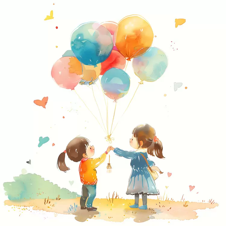 Kids Joyful Fun Warmth Childrens Day