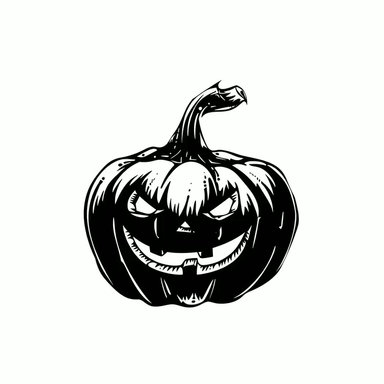 Creepy Pumpkin Nightmare Halloween Jack o'Lantern