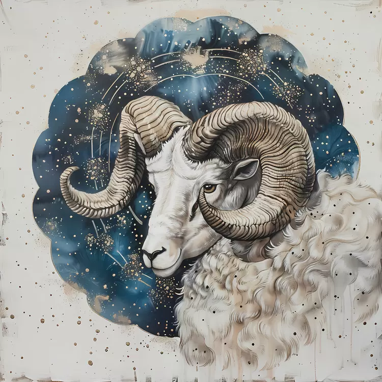 astrological signs constellations horns on the ram's head lunar patterns