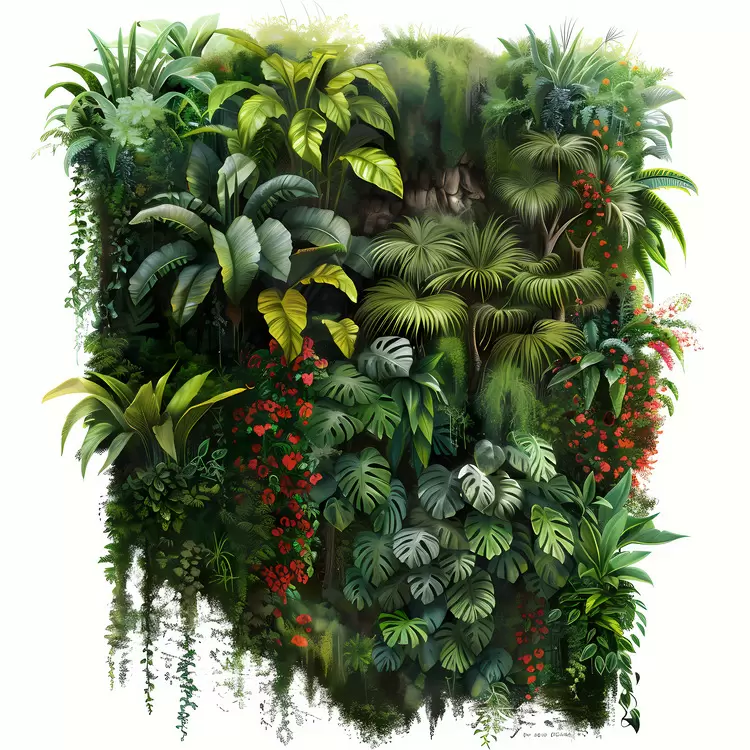 Ferns and ferns Bird of Paradise Rainforest Heliconia and heliconia Tropical plants