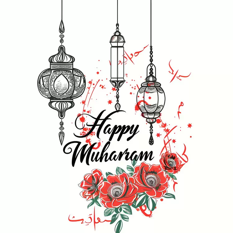 eid decorations eid greetings eid illustrations Happy Muharram eid celebration