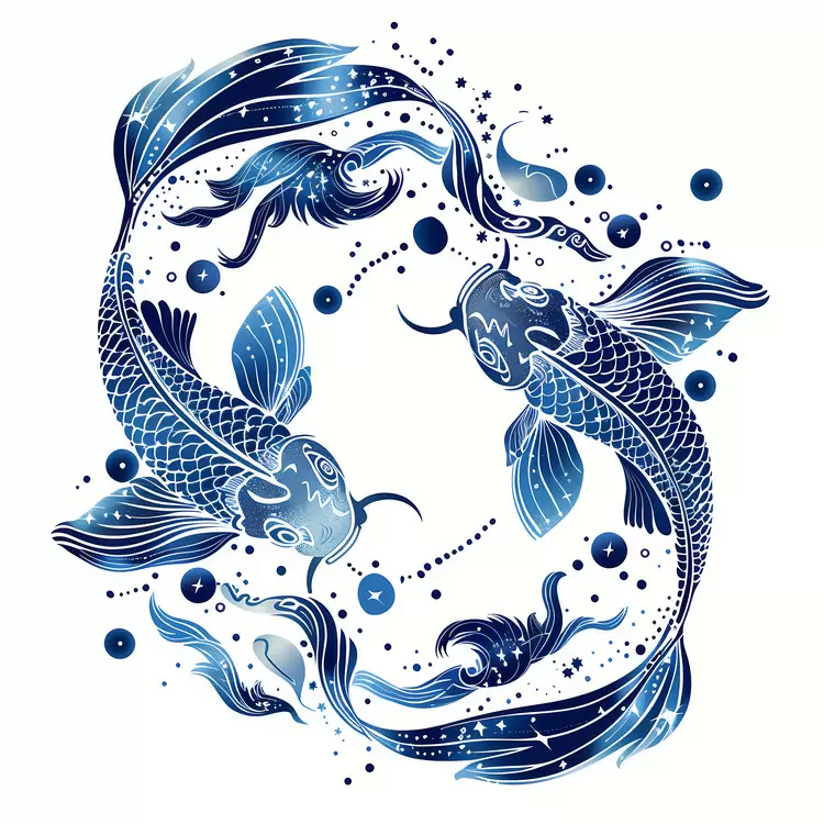 Orientalism Waves Pisces Fish Aquarium