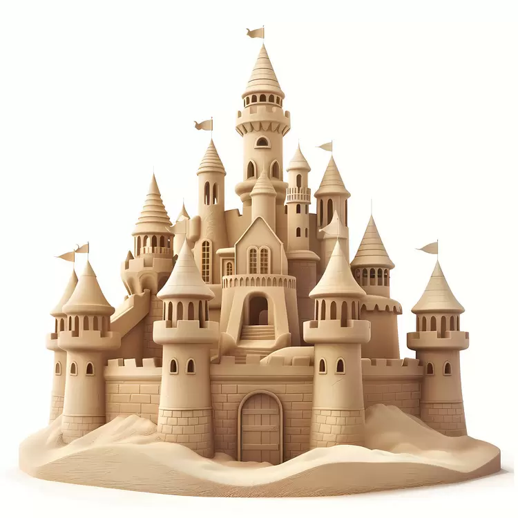 Desert Sand Castle Architecture Tourist Attraction Seaside