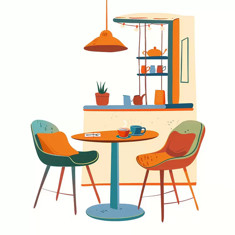tiles restaurant chairs plants kitchen supplies