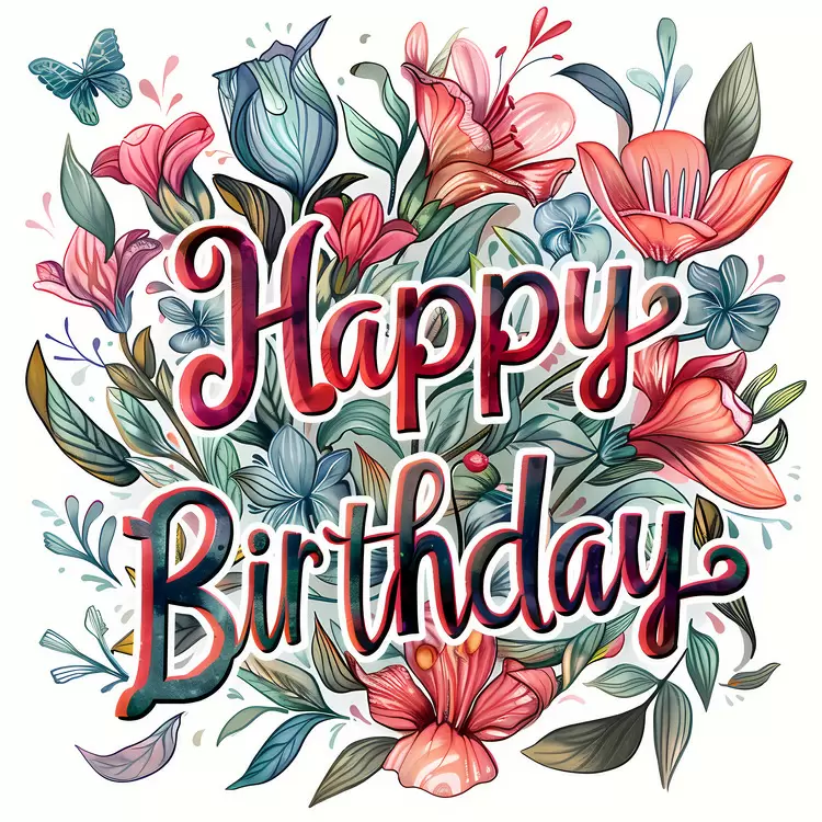 Fanciful Fun Birthday Card Whimsical Celebration
