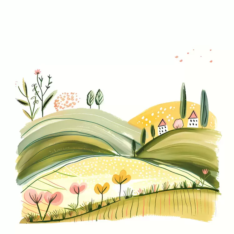 Sylvan fantastical enchanted agrarian calming