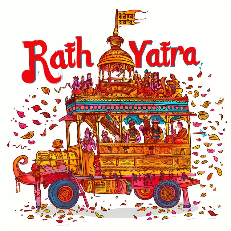 Masks Joyous event Crowd of people Colourful costumes Traditional vehicle