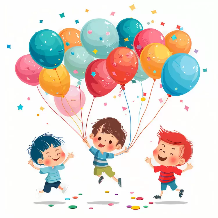 playful Childrens Day kids happy