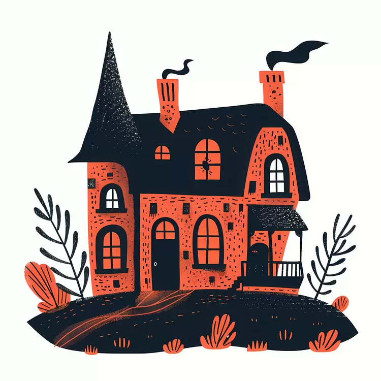 Halloween Haunted House Spooktastic Mysterious Eerie
