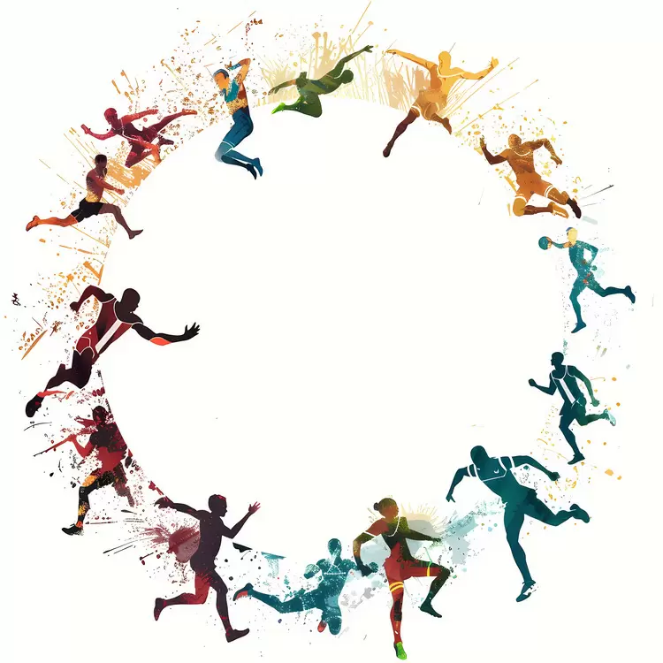Running Rising Jumping Sprinting Olympic