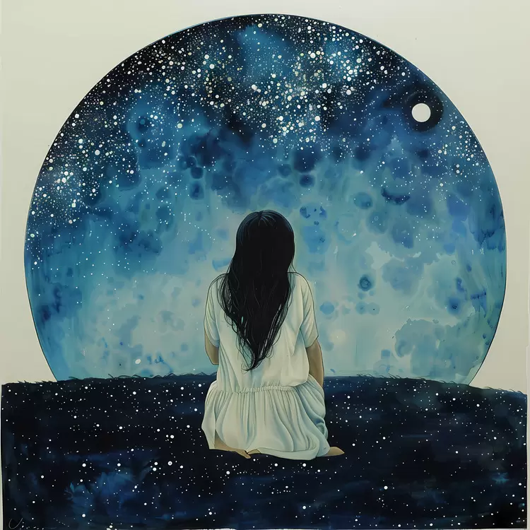 shimmering light shining woman shimmering star