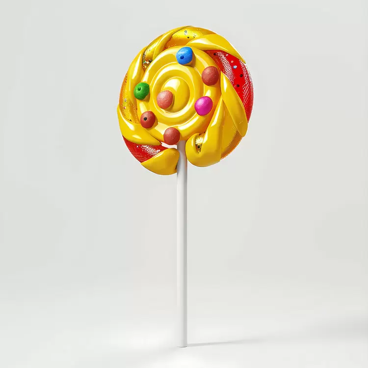 Red Colorful Candy Pop Green