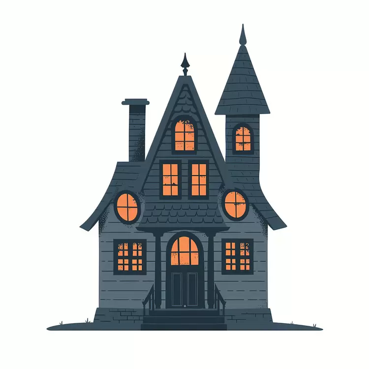 Gothic house Housing style Halloween home Creepy home Haunted House