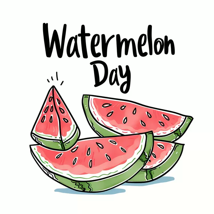 sliced fruit watermelon fruit illustration