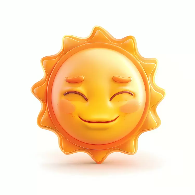 cartoon character smile shiny sunny face