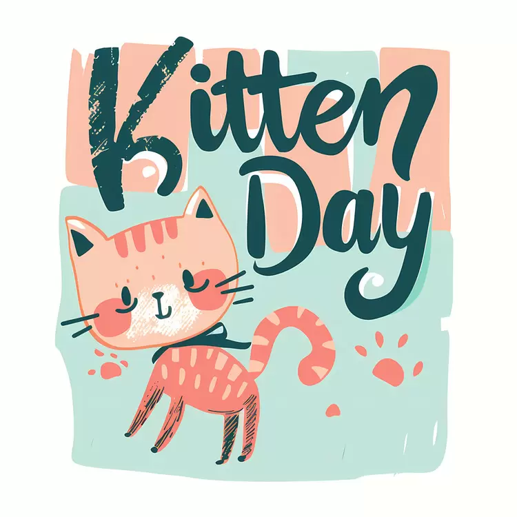 Funny Cat Cat Illustration Pet Portrait Cute Kitten Cartoon Cat