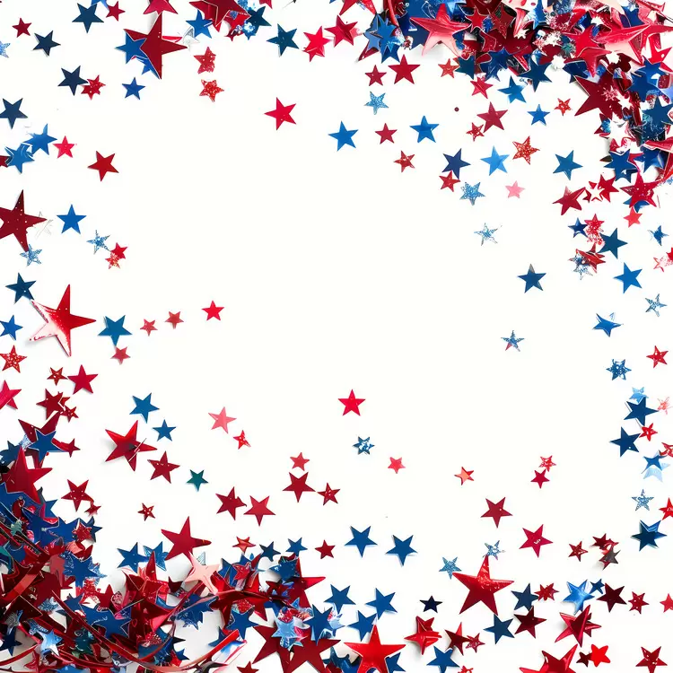 party white fireworks 4th of July stars