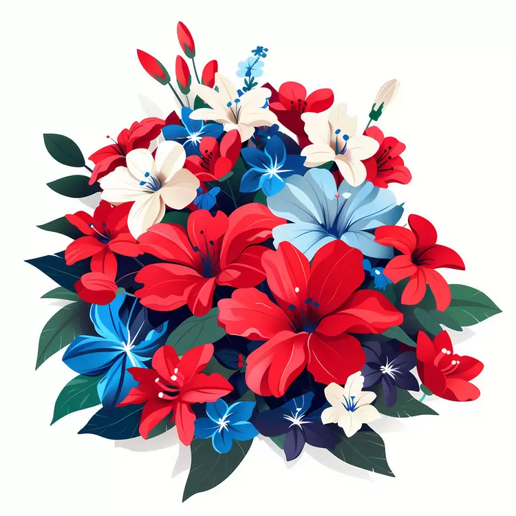 vibrant Summer bouquet Flower white