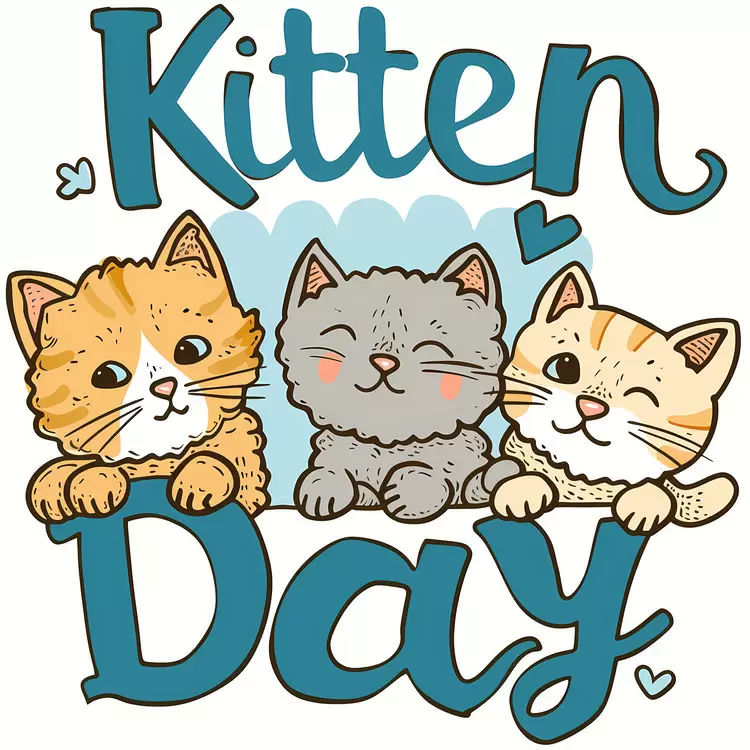 Animal Cute Kitten Day Art