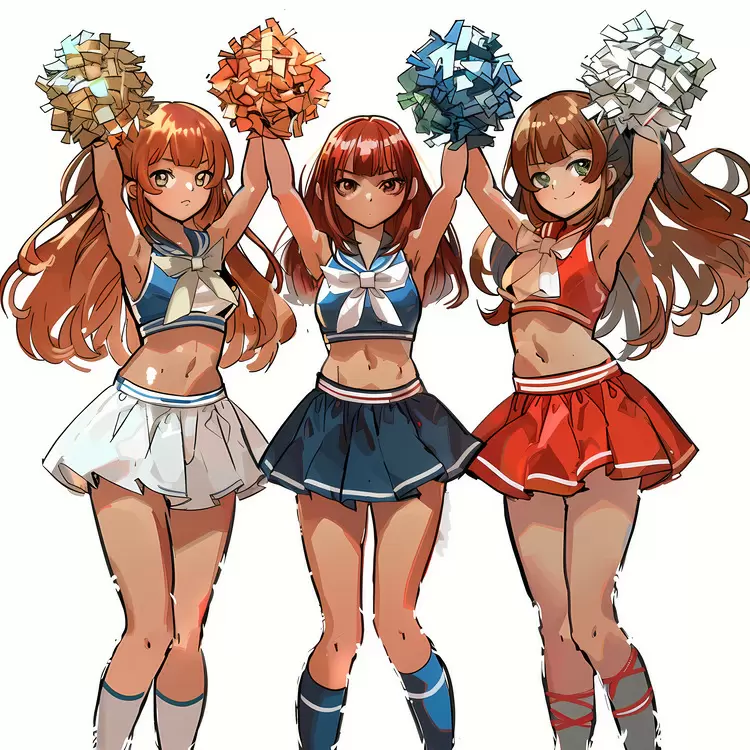 Cheerleaders Makeup Skirt Dress
