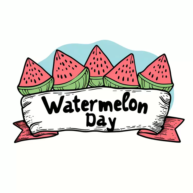 watermelon slice isolated on white background watermelon slices watermelon slice with ribbon sliced fruit Watermelon Day