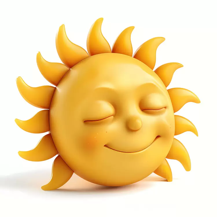 summery closed eyes sun smile