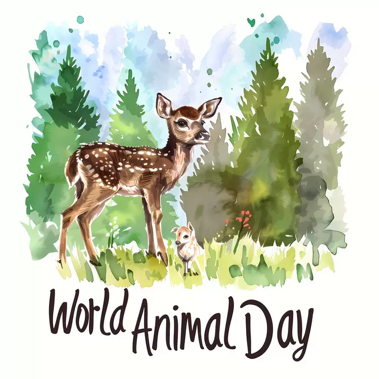 Nature Wildlife Deer Forest Fawn