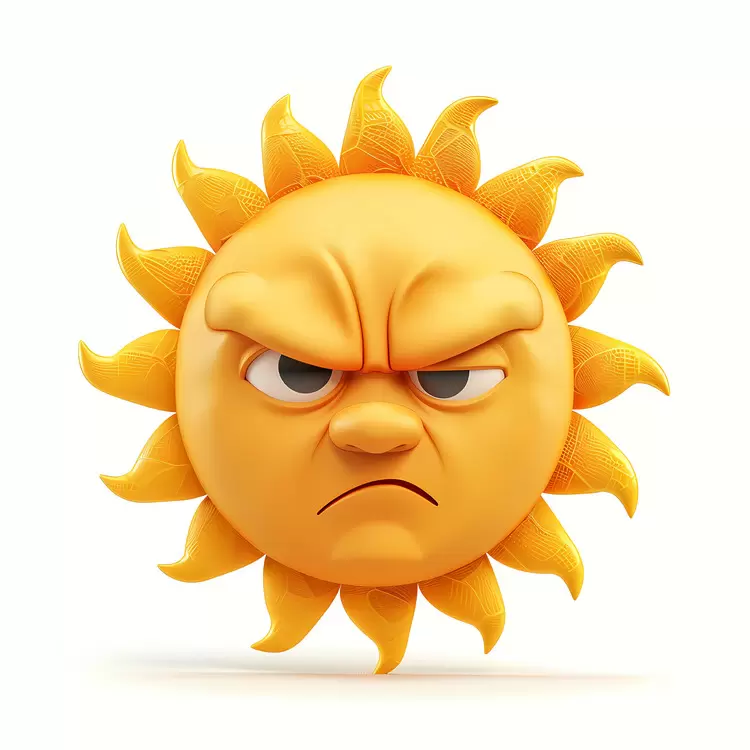 depression emoji rage dismay sun